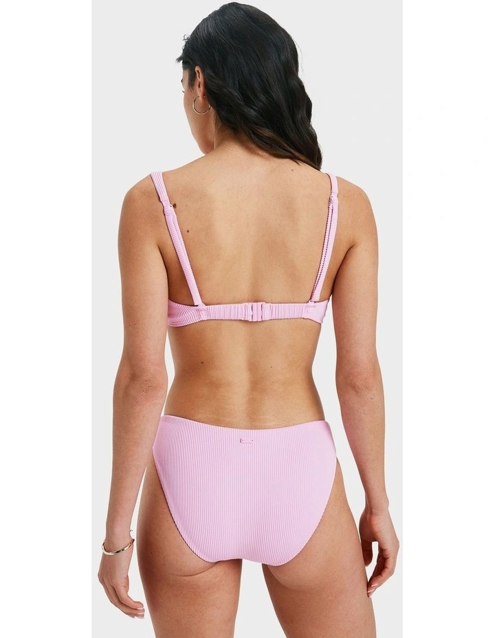 Love Bikini Top in Pink image 2