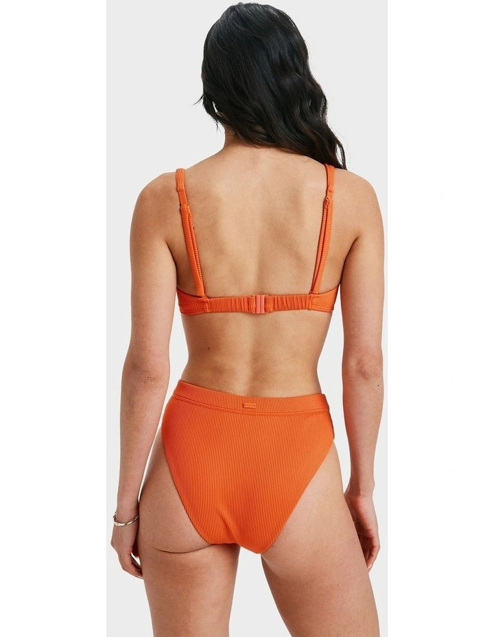 Love Bikini Top in Orange image 2