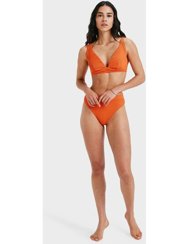 Love Bikini Top in Orange image 3