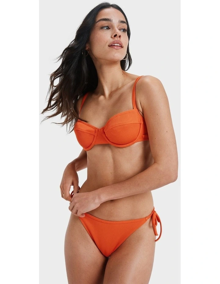 Love Bikini Top in Orange image 1