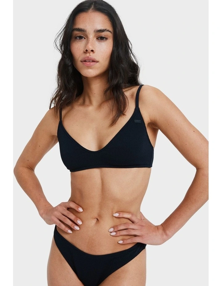 Kauai Bikini Top in Black image 1