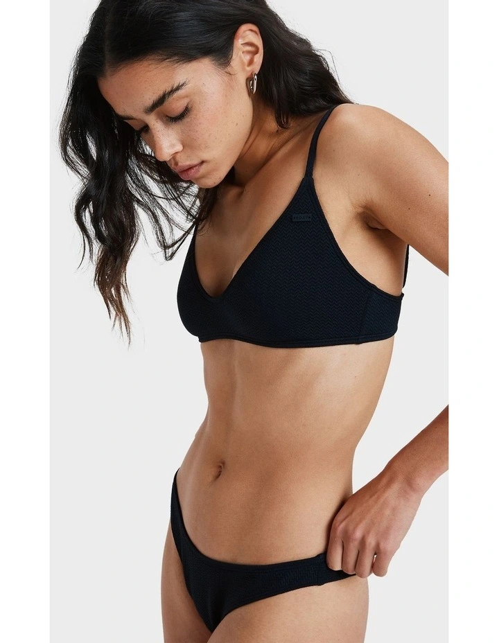 Kauai Bikini Top in Black image 3