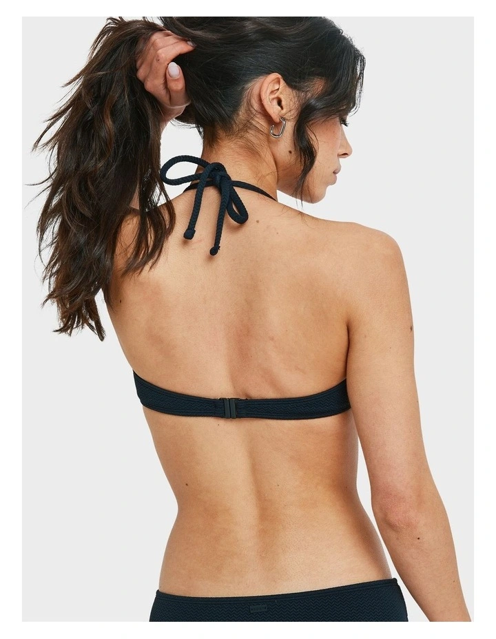 Kauai Bikini Top in Black image 2