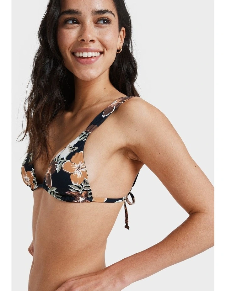 Nostalgic Feels Bikini Top in Brown image 3