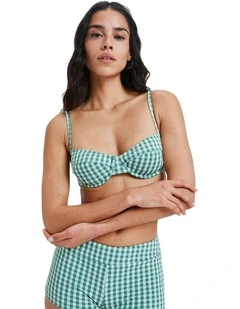 Kiawe Bikini Top in Green