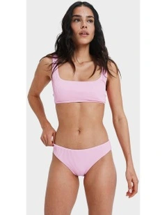 Rib Love Bikini Bottom in Pink
