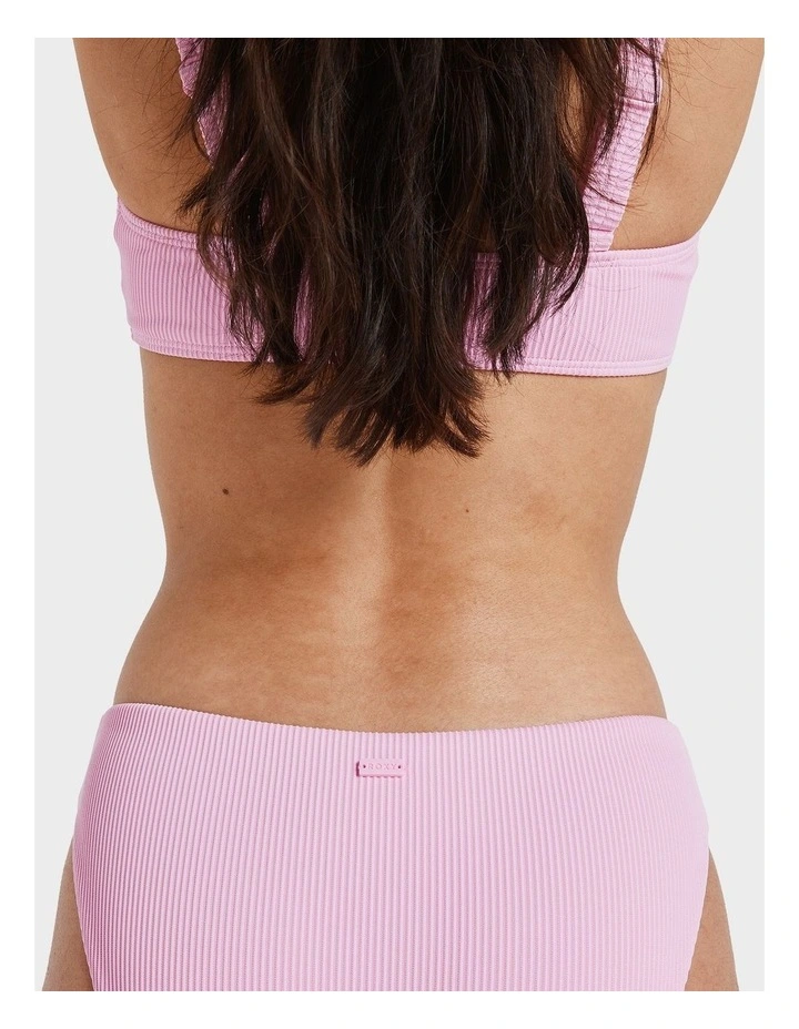 Rib Love Bikini Bottom in Pink image 4