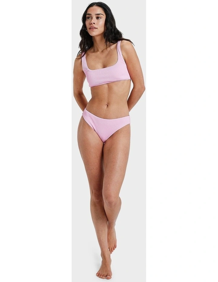 Rib Love Bikini Bottom in Pink image 5