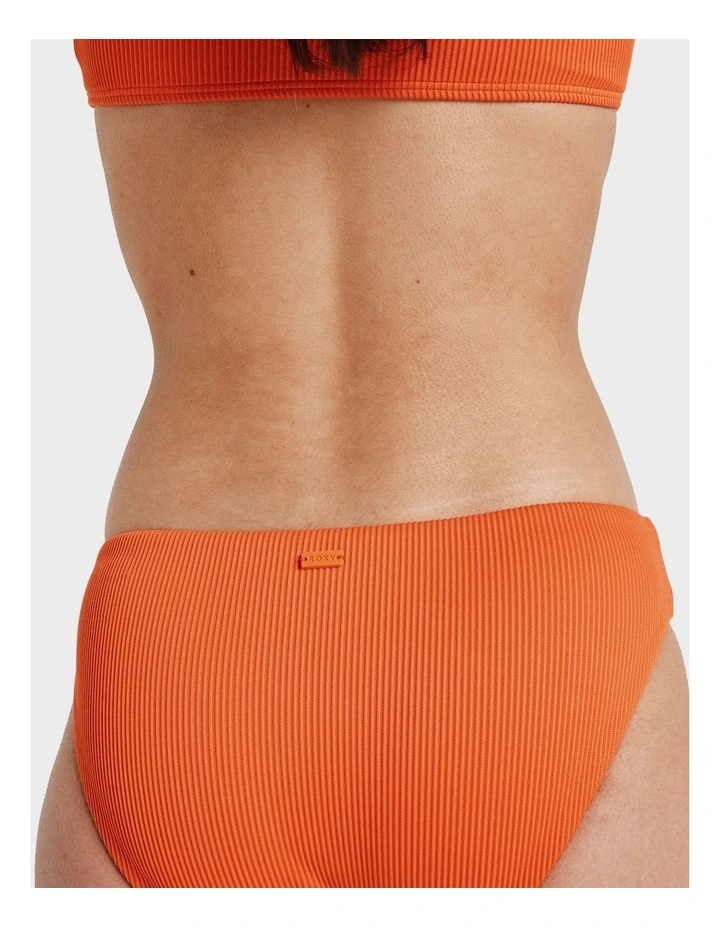 Rib Love Bikini Bottom in Orange image 4