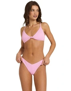 Rib Love Bikini Bottom in Pink