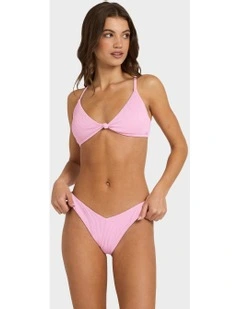 Rib Love Bikini Bottom in Pink