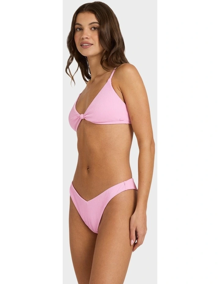 Rib Love Bikini Bottom in Pink image 3