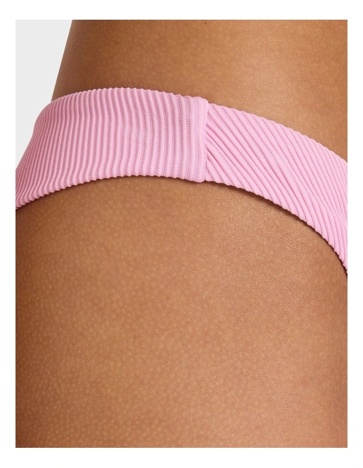 Rib Love Bikini Bottom in Pink image 4