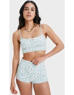 Dream Floral Bikini Bottom in Green