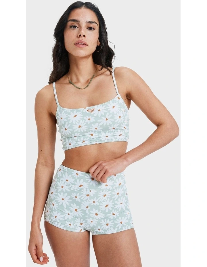 Dream Floral Bikini Bottom in Green image 1