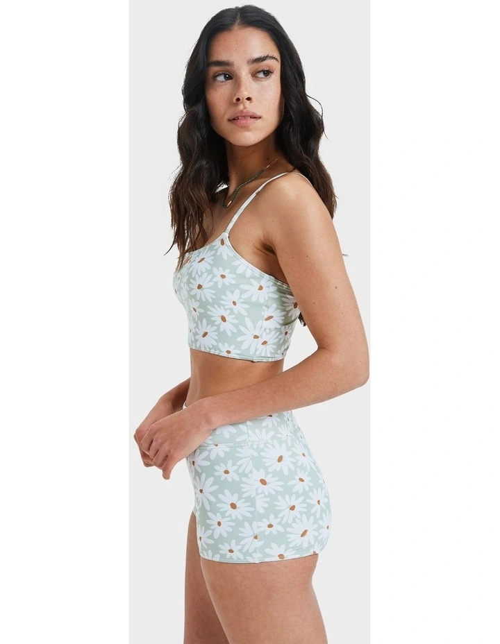 Dream Floral Bikini Bottom in Green image 3