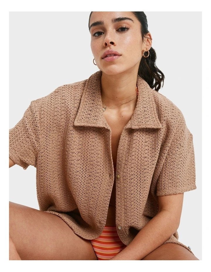 Chasin Sunset Cover Up in Brown image 4