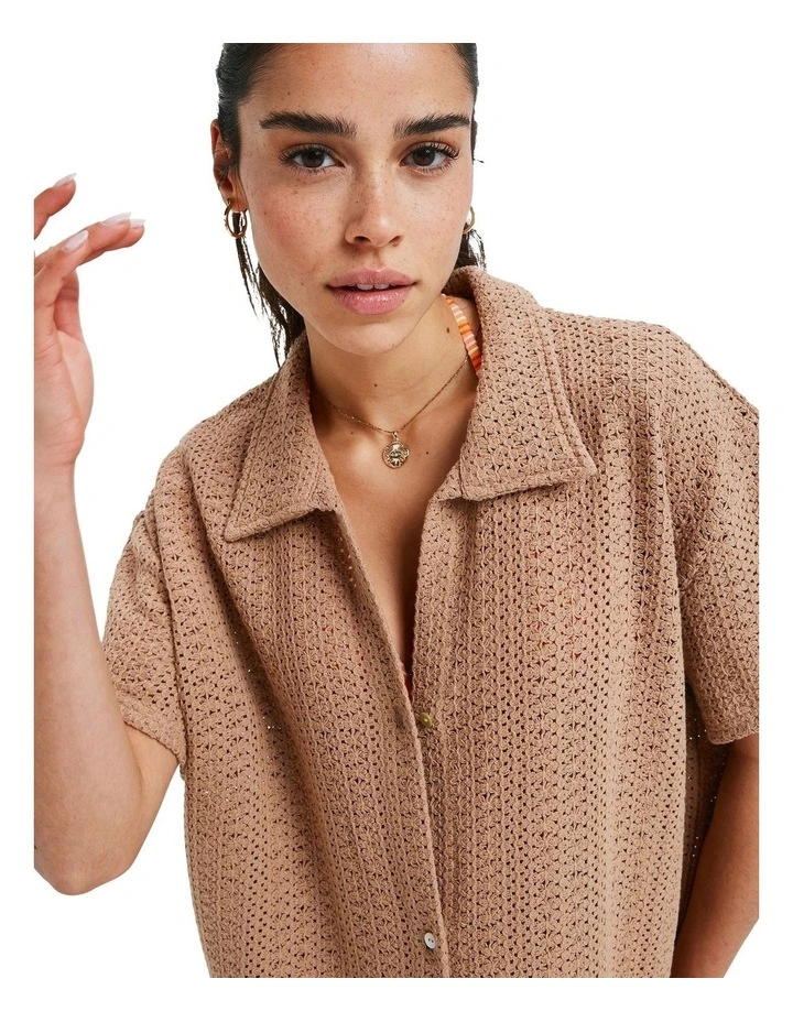 Chasin Sunset Cover Up in Brown image 5