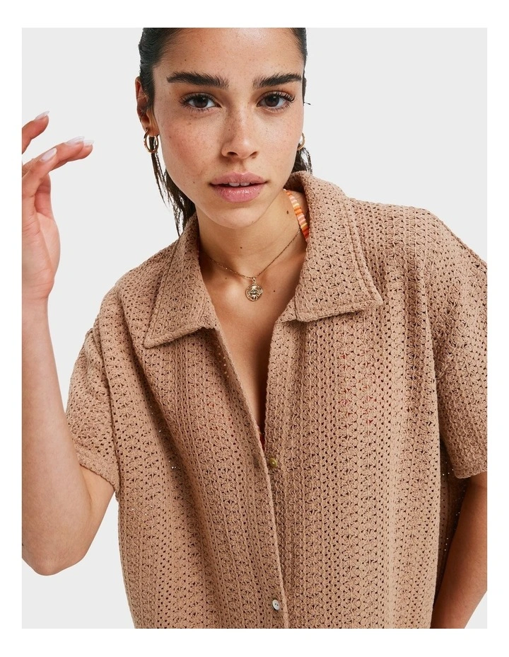 Chasin Sunset Cover Up in Brown image 5