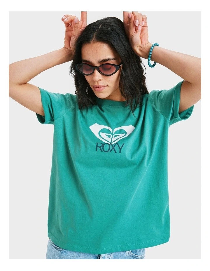 Ocean Road Art T-Shirt in Green image 4