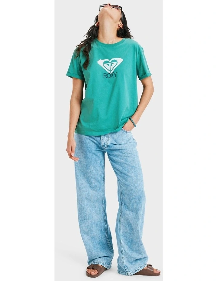 Ocean Road Art T-Shirt in Green image 5