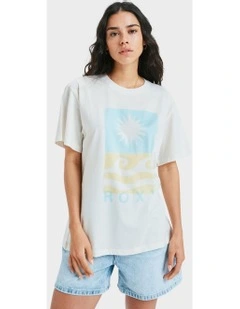 Hangloose Postet T-Shirt in White