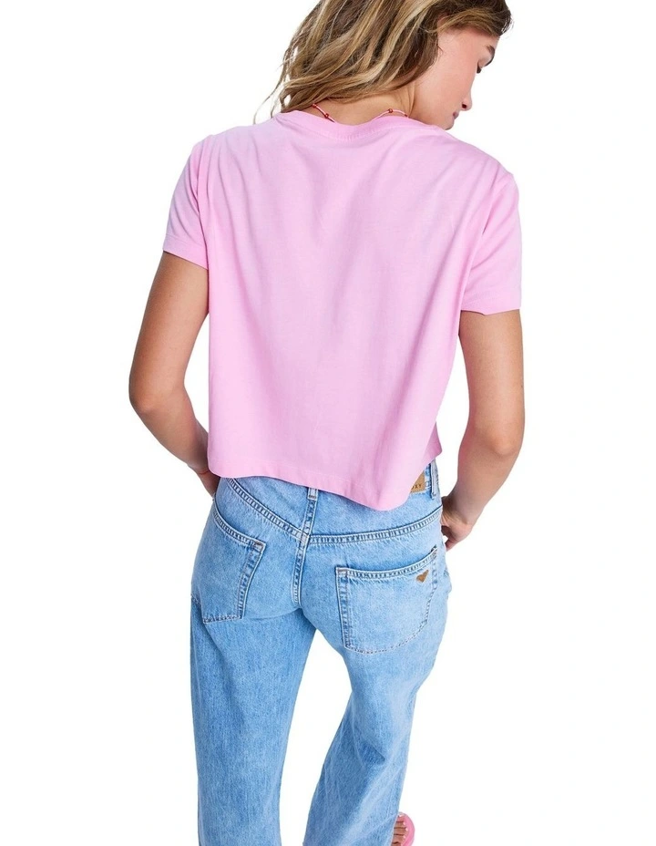 People Speak T-Shirt in Pink image 2