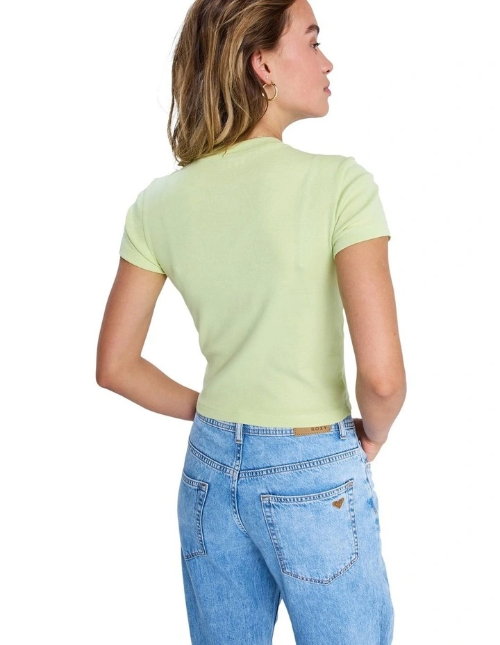 Beach Love T-Shirt in Green image 2