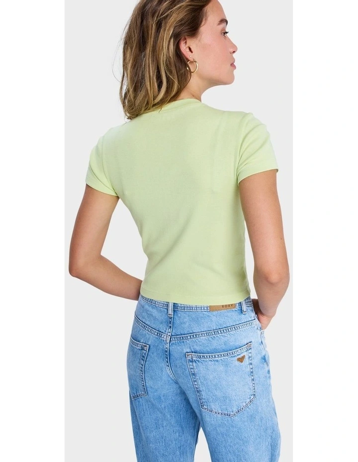 Beach Love T-Shirt in Green image 2