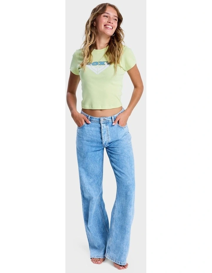 Beach Love T-Shirt in Green image 4