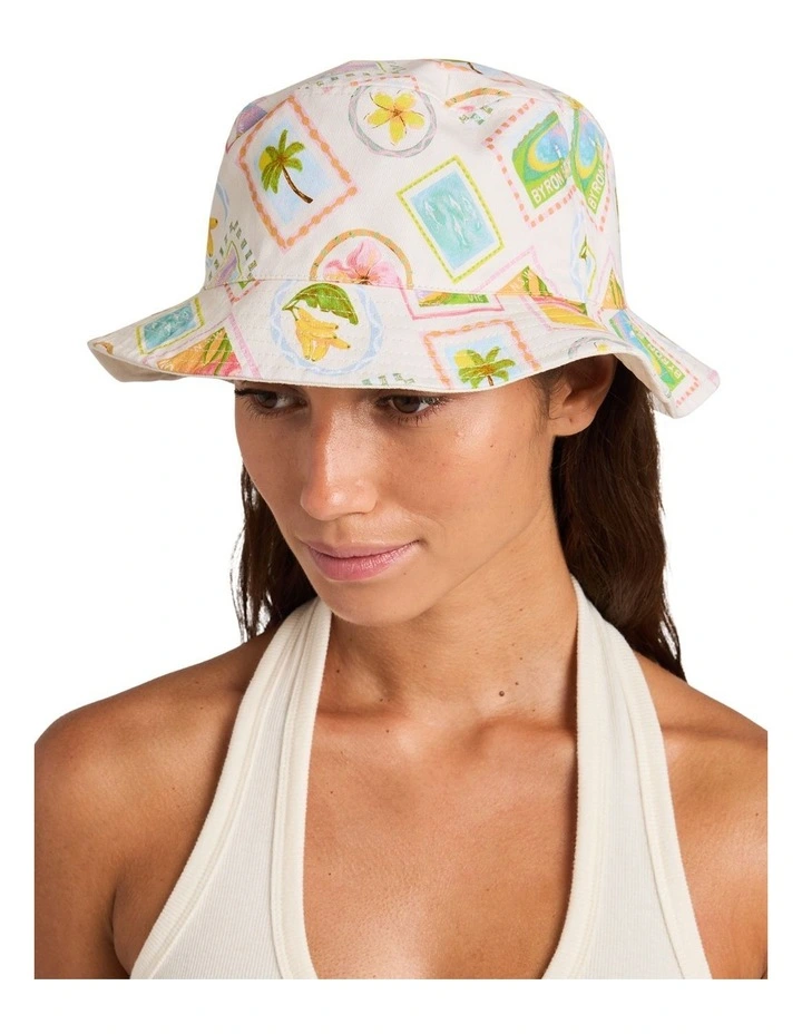 Postcards Revo Hat In Assorted image 5