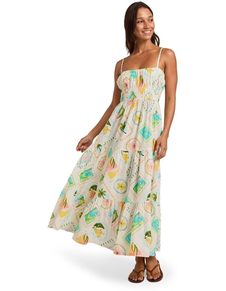 Postcards Maxi Dress In Egret image 1