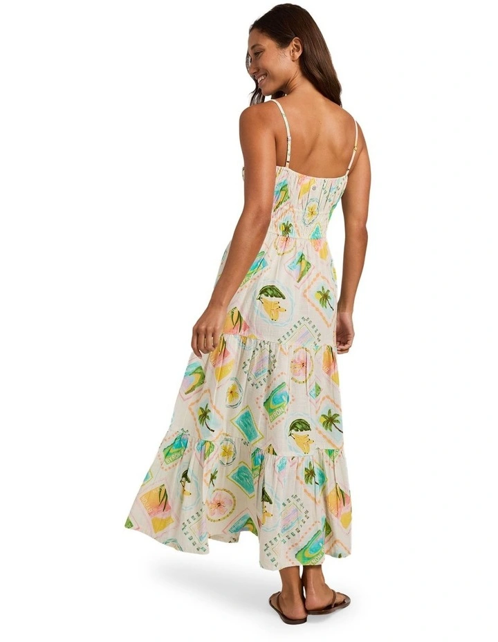 Postcards Maxi Dress In Egret image 2