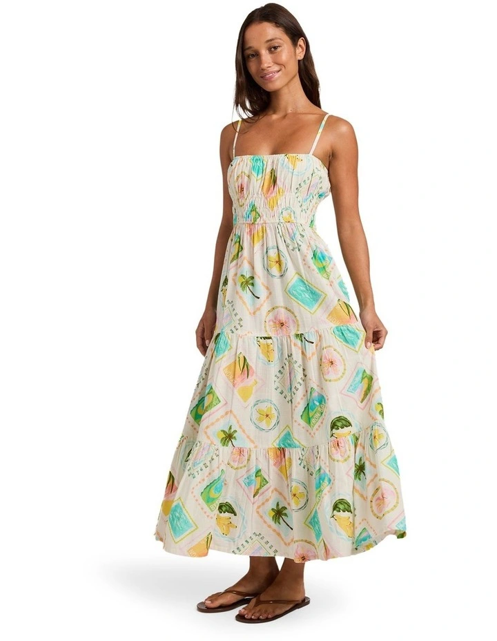Postcards Maxi Dress In Egret image 3