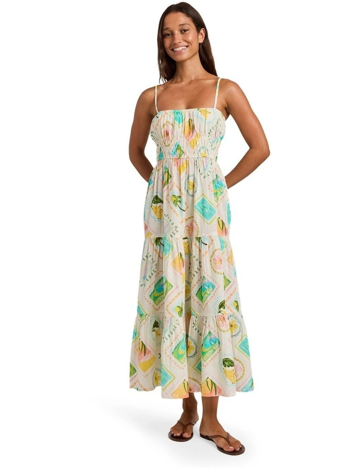 Postcards Maxi Dress In Egret image 5