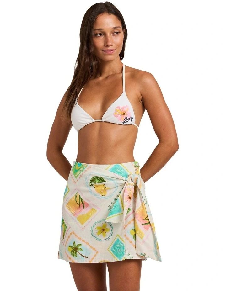 Postcards Saron Mini Skirt In Egret image 1