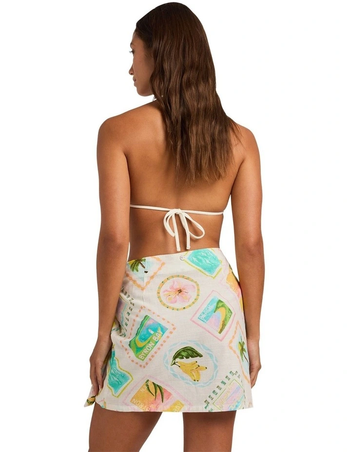 Postcards Saron Mini Skirt In Egret image 2