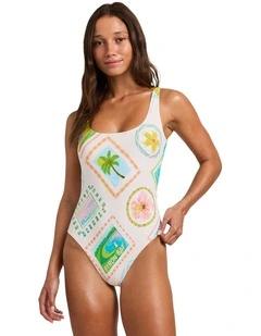 Postcards One Piece In Egret