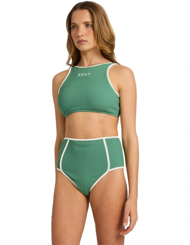 Ariba Field Bikini Top in Green image 3