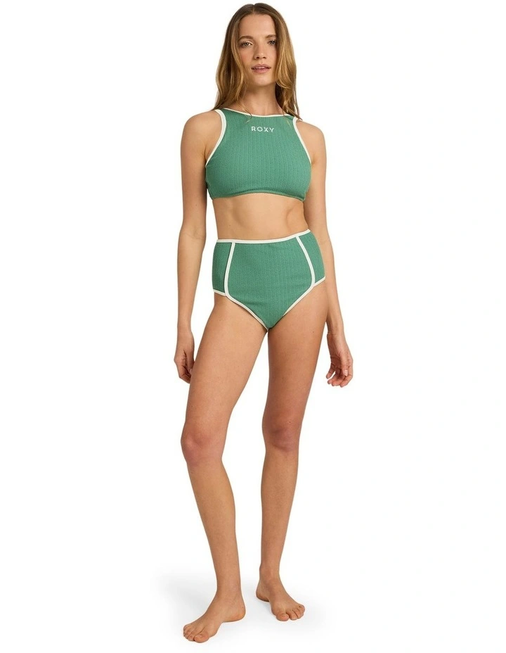Ariba Field Bikini Top in Green image 4