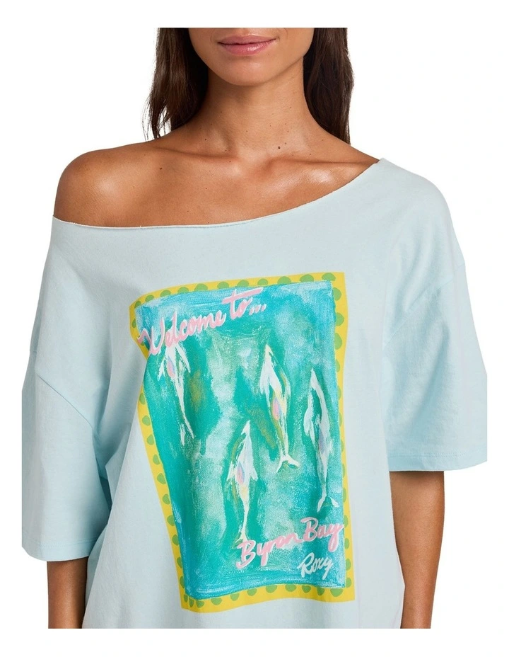 Byron Bay T-Shirt Blue Glow image 4