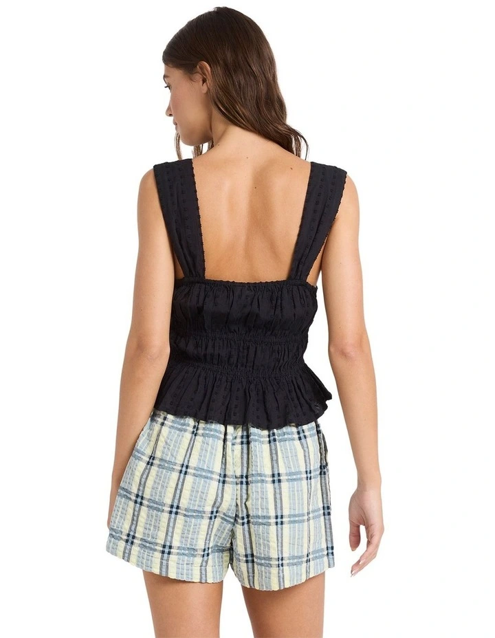 Malia Sunset Tank Top Black image 2