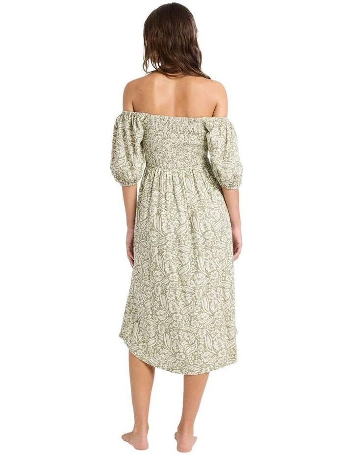 Wildside Mercad Midi Dress in Green image 2