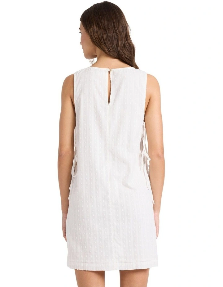 Malia Mini Dress in White image 2