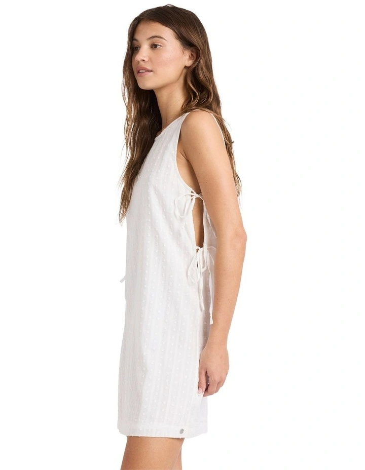 Malia Mini Dress in White image 3