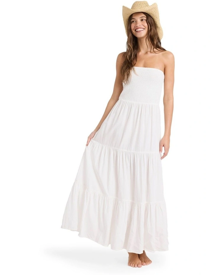 Baby Mine Maxi Dress in White image 4