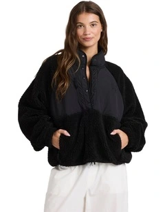 Till Dawn Fleece Pullover Black