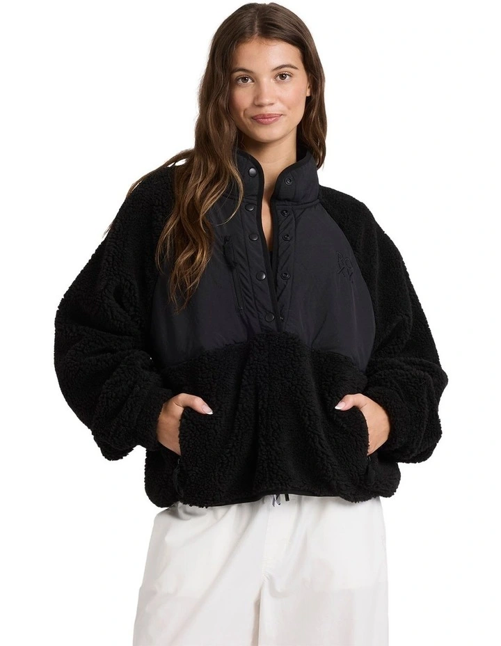 Till Dawn Fleece Pullover Black image 1