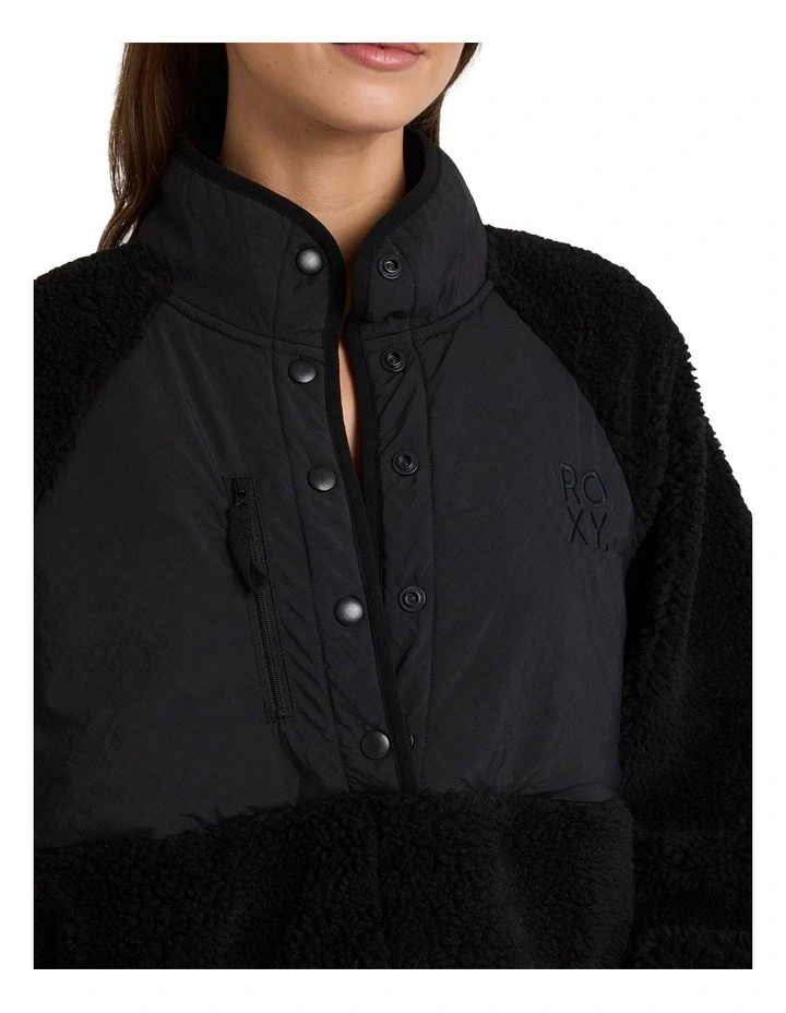 Till Dawn Fleece Pullover Black image 4