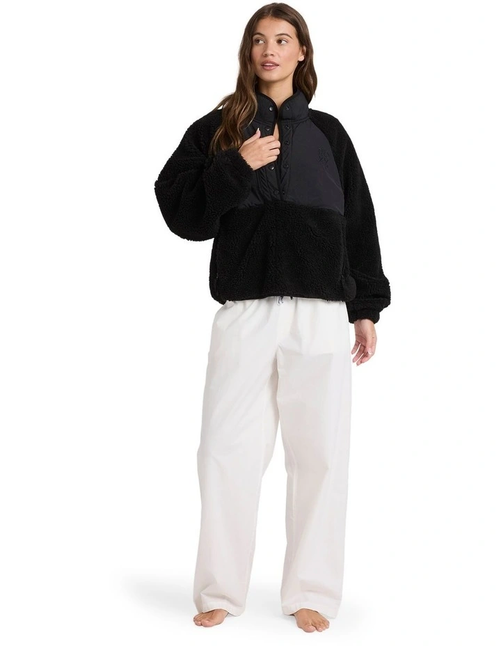 Till Dawn Fleece Pullover Black image 5